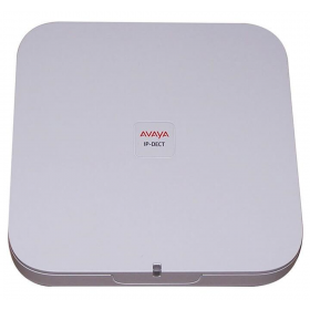 De Avaya DECT IP V3 Compact Radio Base Station is fysiek vergelijkbaar met andere basisstations met interne antennes, maar ondersteunt slechts 4 gelijktijdige oproepen. Het kan worden aangedreven met IEEE 802.3af Power over Ethernet of ze kunnen een optionele externe voeding gebruiken waar PoE niet beschikbaar is. In een systeem kunnen maximaal 5 Compact Base Station-units worden opgenomen. Bij gebruik als het master basisstation is het hele systeem beperkt tot 5 basisstations. Functies • Radio transceiver base voor Avaya DECT R4 draadloos systeem• 4 kanalen (d.w.z. maximaal 4 gelijktijdige oproepen)• Tot 5 compacte basisstations kunnen worden gebruikt in een systeem• 2 integrale interne antennes voor een richtingspatroon van radiodekking• Maakt verbinding met IP Office 500 Control Unit via IP, maakt verbinding met draadloze handsets via DECT• Powered by Power over Ethernet (802.3af PoE) of optionele PoE Injector Detachable• beugel voor muurmontage , kolommontage of verwijdering voor onderhoud Compatibiliteit • Compatibel met Avaya 3720, 3725, 3740 en 3749 draadloze handsets