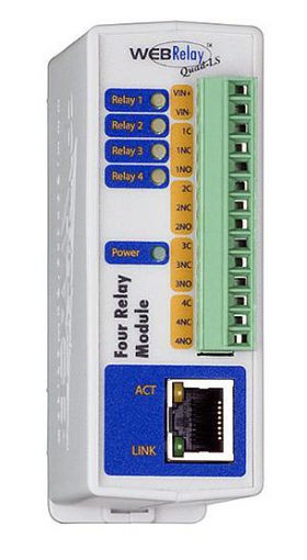 Helios 2N extern IP relais 4 uitgangen PoE