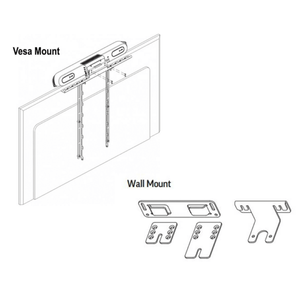 Poly Wall mount kit t.b.v. Poly Studio X30 221586719001 Emsy Hardware